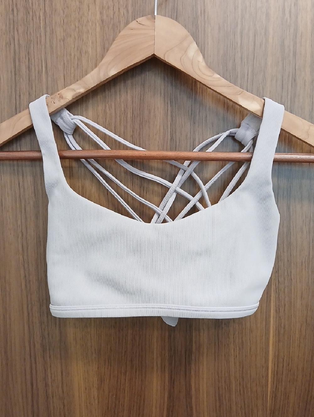 Lululemon Free to Be Ribbed Bra Wild *Light Support, A/B Cup - Faint Lavender SZ